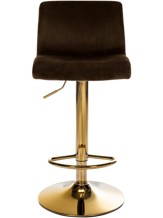 Barstol Hoover velvet G, brun
