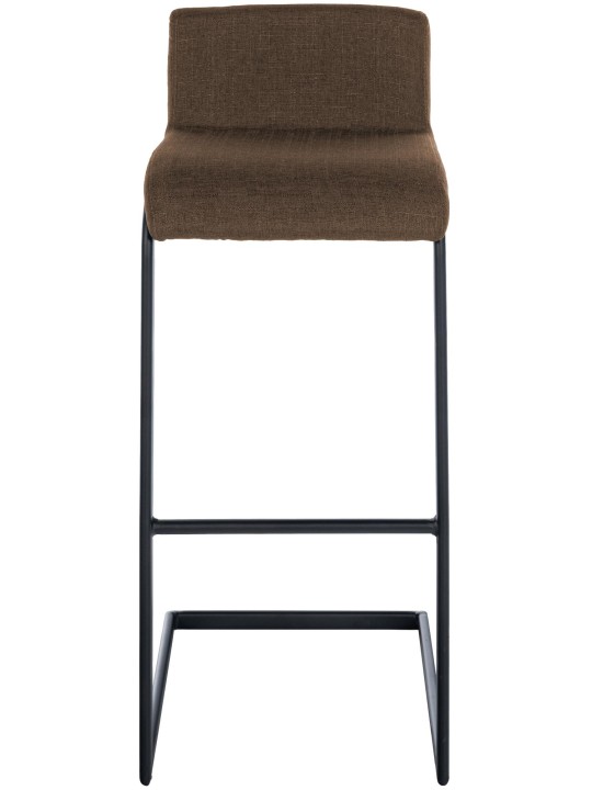 Sæt med 2 barstole Newport B stof, brun