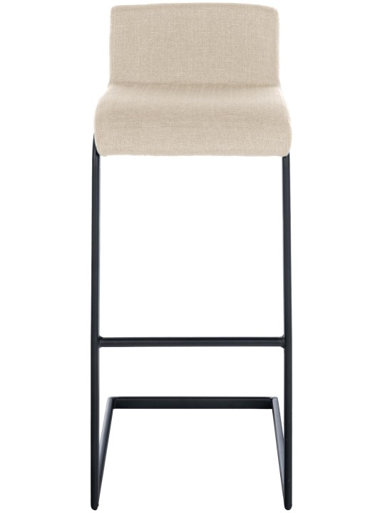 Sæt med 2 barstole Newport B stof, creme