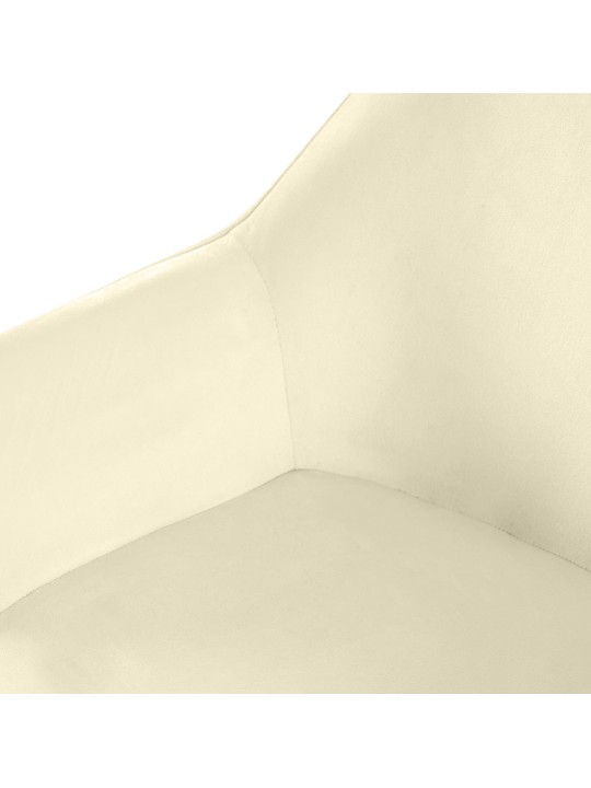 Spisestuestol Vessa fløjl, creme Spisestuestol Vessa fløjl, creme