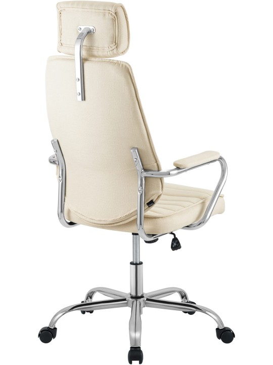 Kontorstol Rako stof, creme