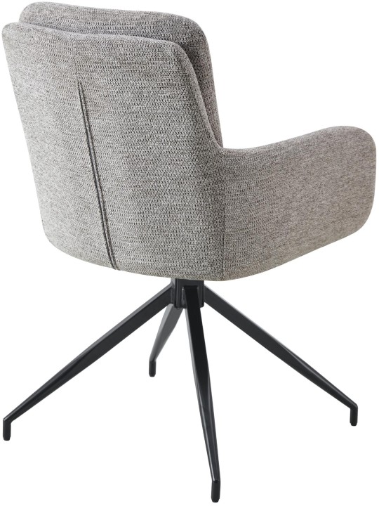 Sæt med 2 spisestuestole Pickett stof, taupe