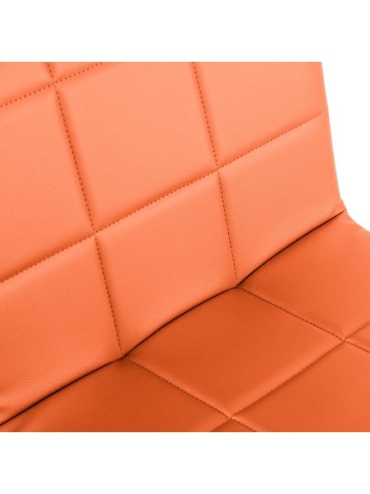 Stol Ricky imiteret læder, orange Stol Ricky imiteret læder, orange