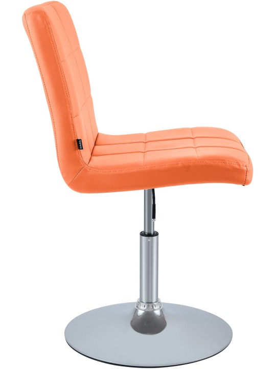 Stol Ricky imiteret læder, orange Stol Ricky imiteret læder, orange
