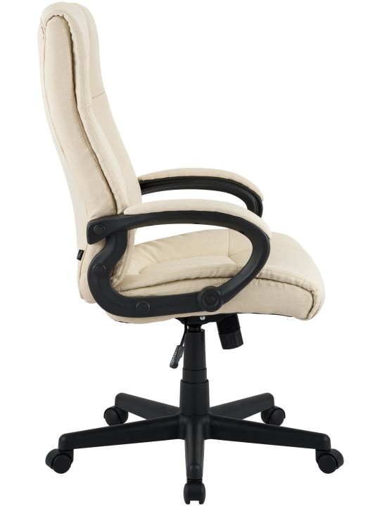 Kontorstol XL Sparta stof, creme
