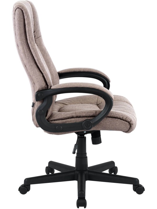 Kontorstol XL Sparta stof, taupe