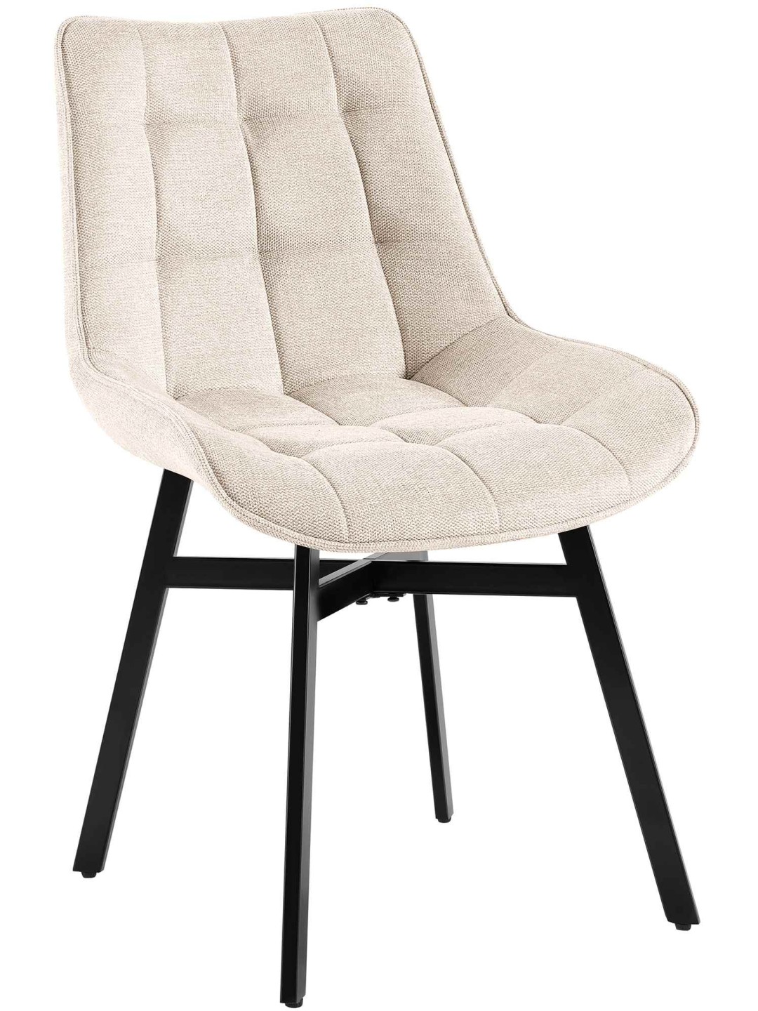Stol Colby stof, creme