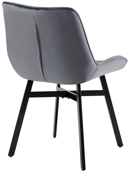 Stol Colby Velvet, mørkegrå Stol Colby Velvet, mørkegrå
