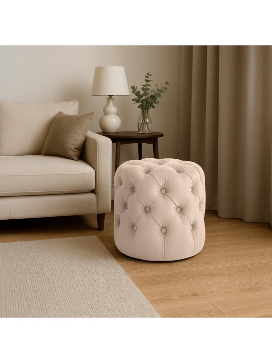 Taburet Drancy Velvet M, creme Taburet Drancy Velvet M, creme
