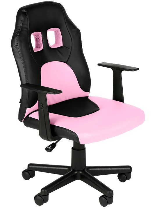 Børnekontorstol Sjov, sort/pink Børnekontorstol Sjov, sort/pink