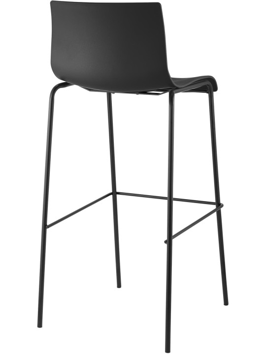 Barstol Hoover 4-fods stel, sort