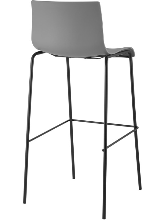 Barstol Hoover 4-fods stel, grå