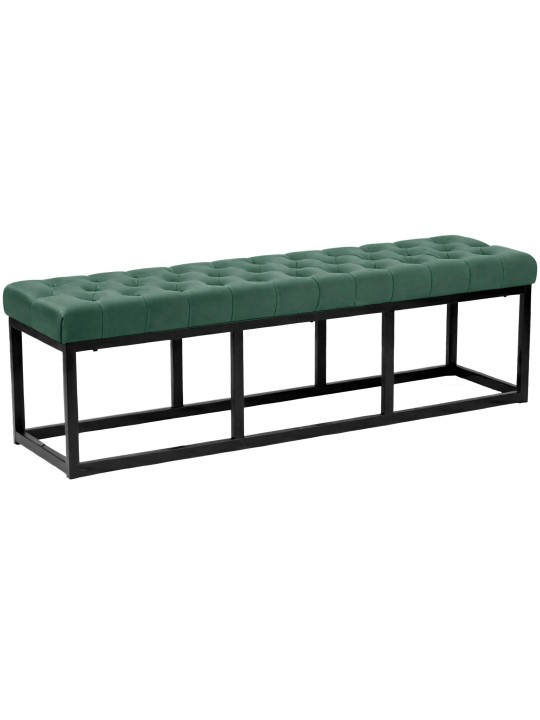 Bænk Polson fløjl 150 cm, grøn Bænk Polson fløjl 150 cm, grøn