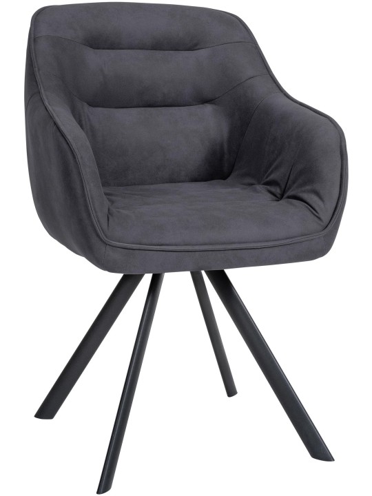 Stol Russel Vintage, sort