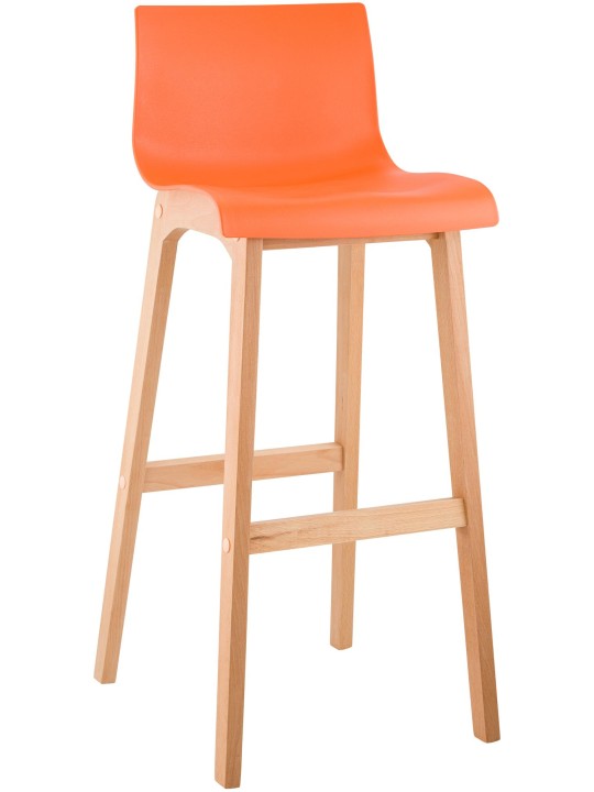 Barstol Hoover Natura 4-fods stel, orange Barstol Hoover Natura 4-fods stel, orange