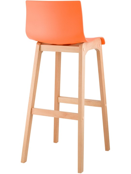 Sæt med 2 barstole Hoover Natura, orange Sæt med 2 barstole Hoover Natura, orange