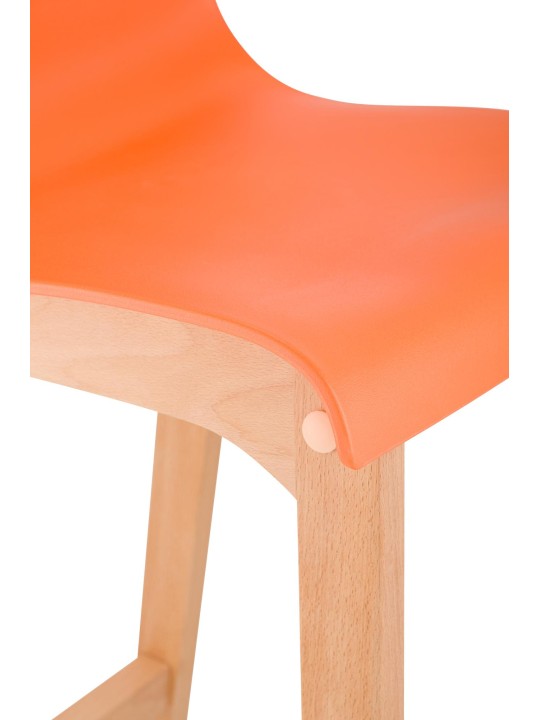 Sæt med 2 barstole Hoover Natura, orange Sæt med 2 barstole Hoover Natura, orange