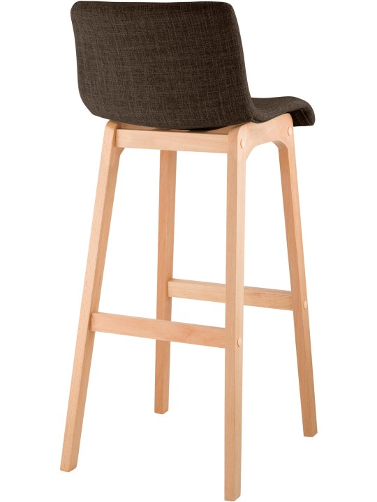 Barstol Hoover stof Natura, brun
