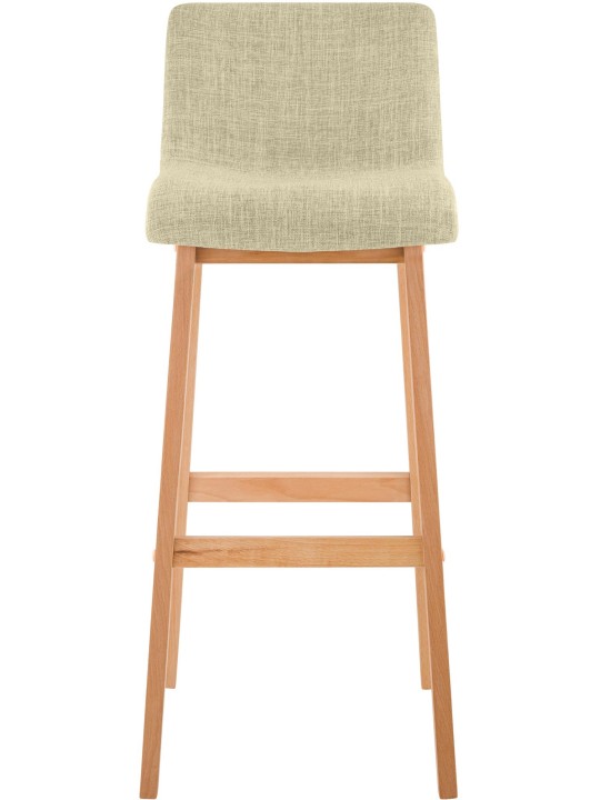 Sæt med 2 barstole Hoover stof Natura, creme