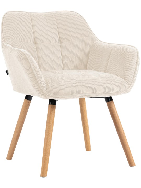 Spisestuestol Vienna Cord natura, creme Spisestuestol Vienna Cord natura, creme