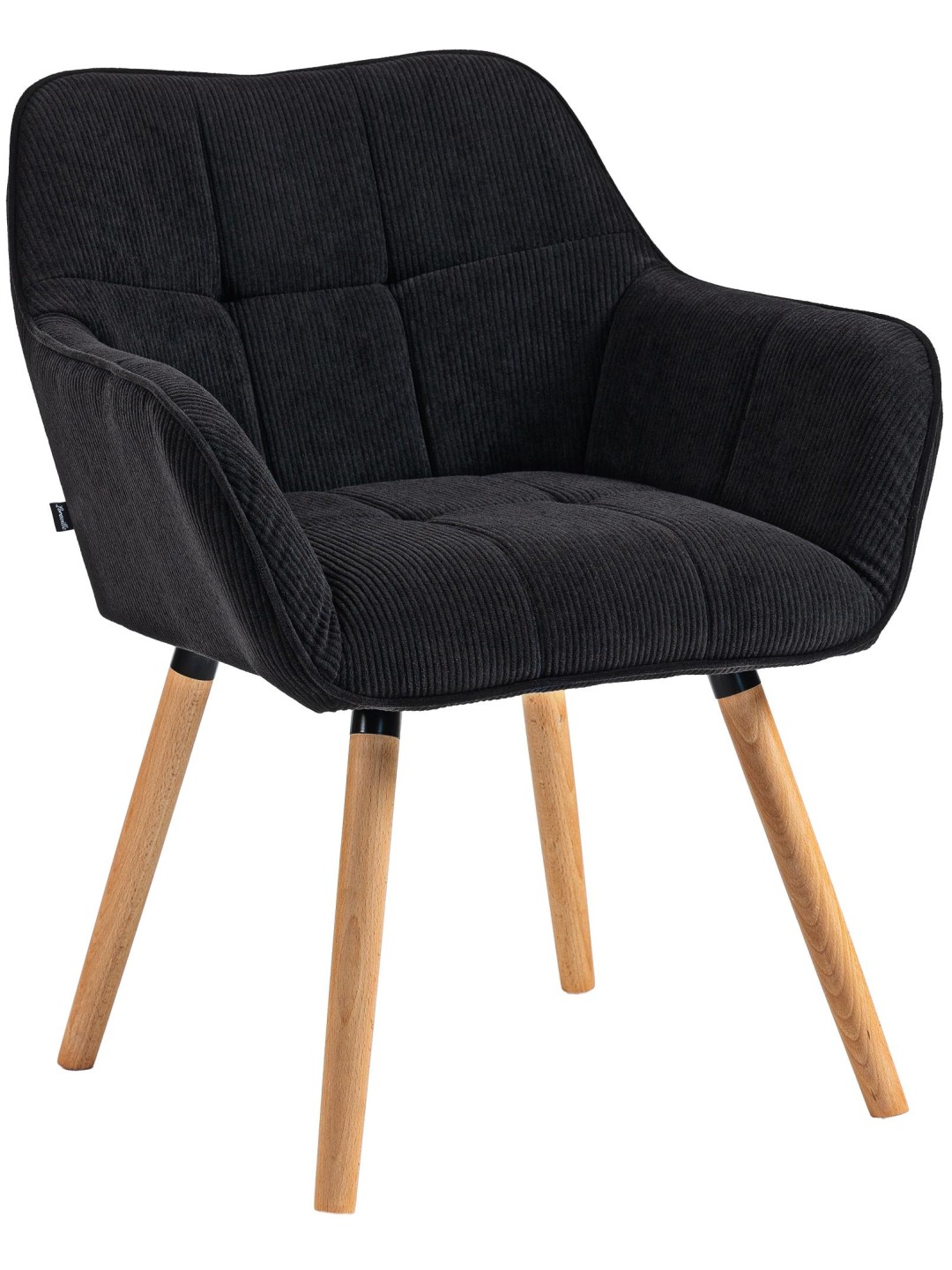 Spisestuestol Vienna Cord natura, sort