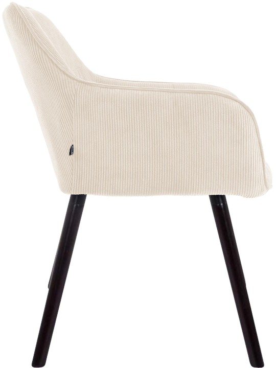 Vienna Cord spisestuestol, creme