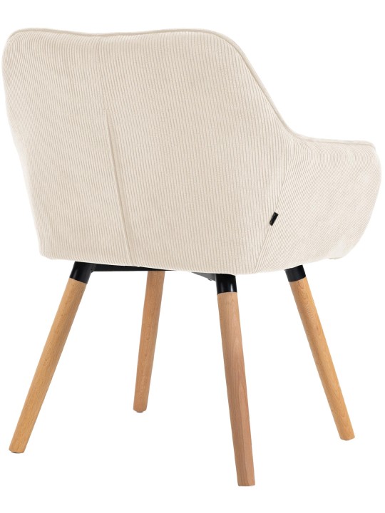Spisestuestol Vienna Cord natura, creme Spisestuestol Vienna Cord natura, creme